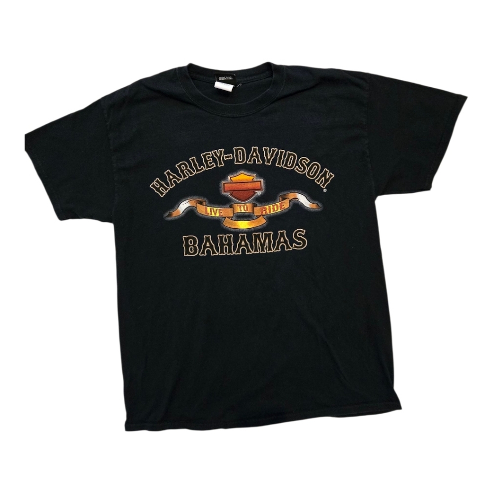 Harley-Davidson Black Orange Bahamas T-shirt
